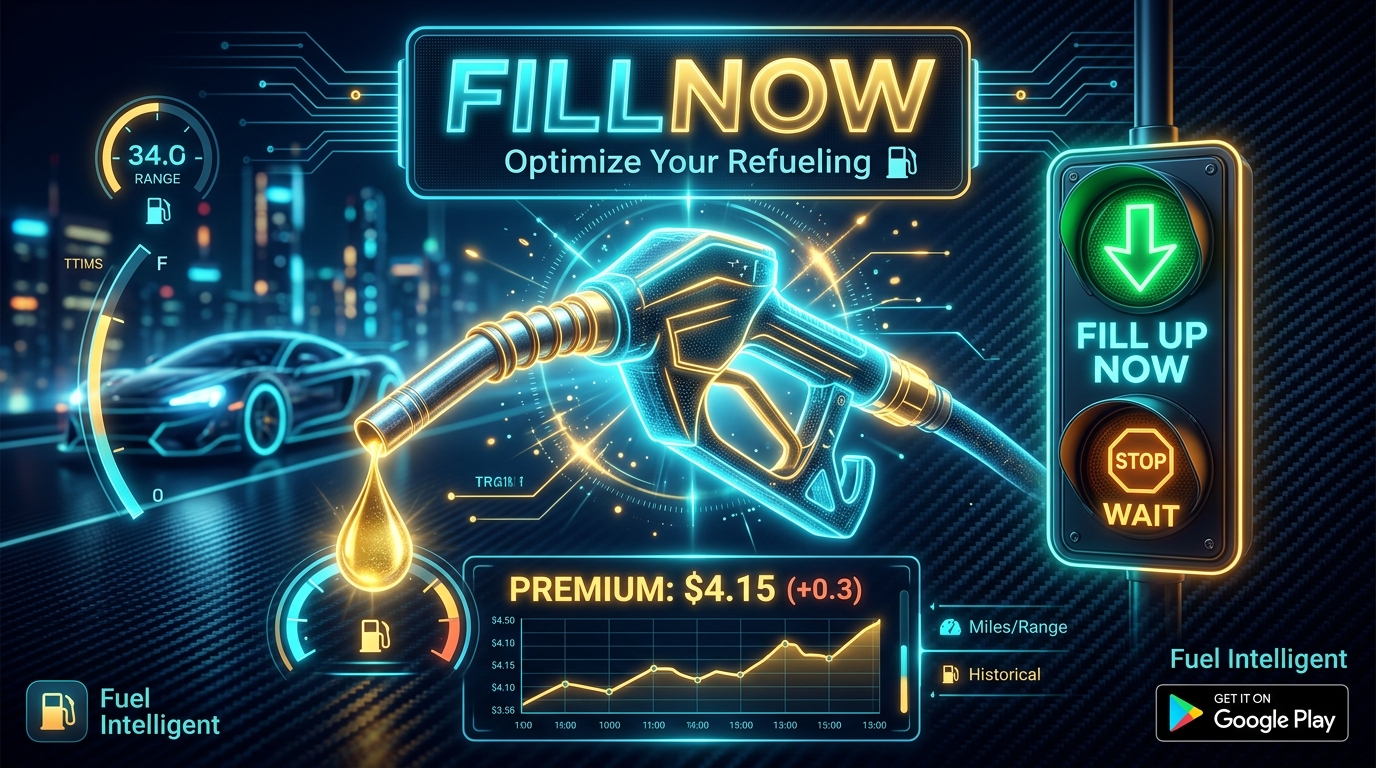 FillNow Google Play Feature Graphic
