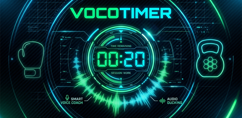 VocoTimer Google Play Feature Graphic